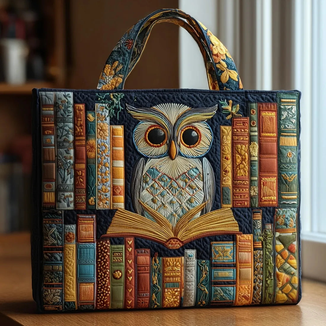 Sac Artisanal Matelassé | Hibou et Vieux Livres