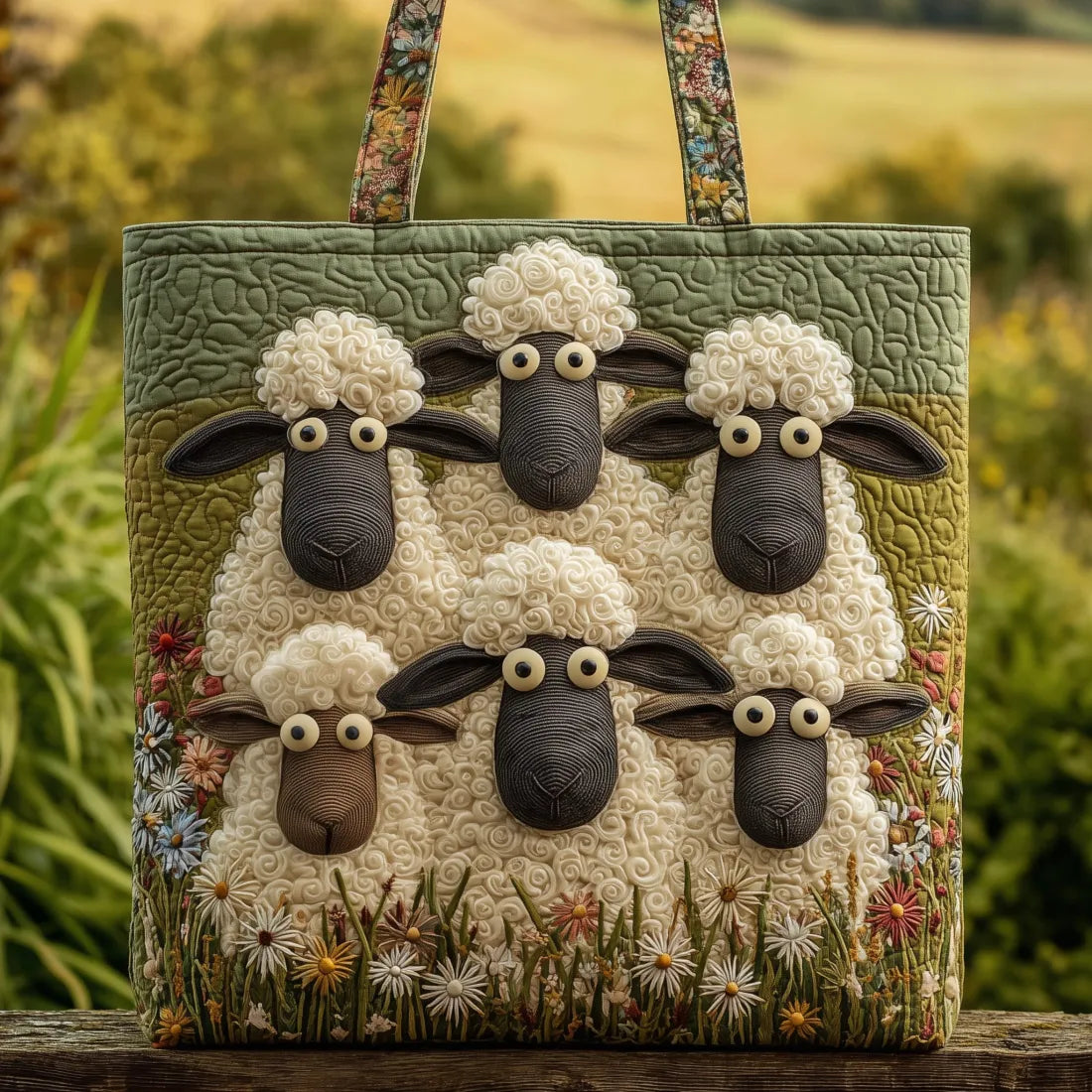 Sac Artisanal Matelassé | Cinq Moutons