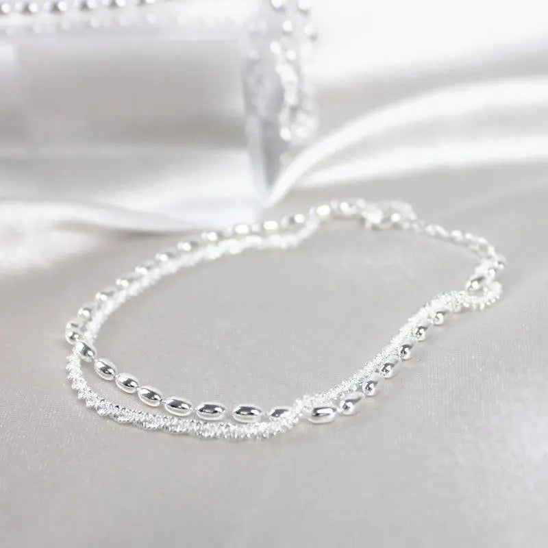 Amparo — Ensemble de Bracelets Argentés Zircone