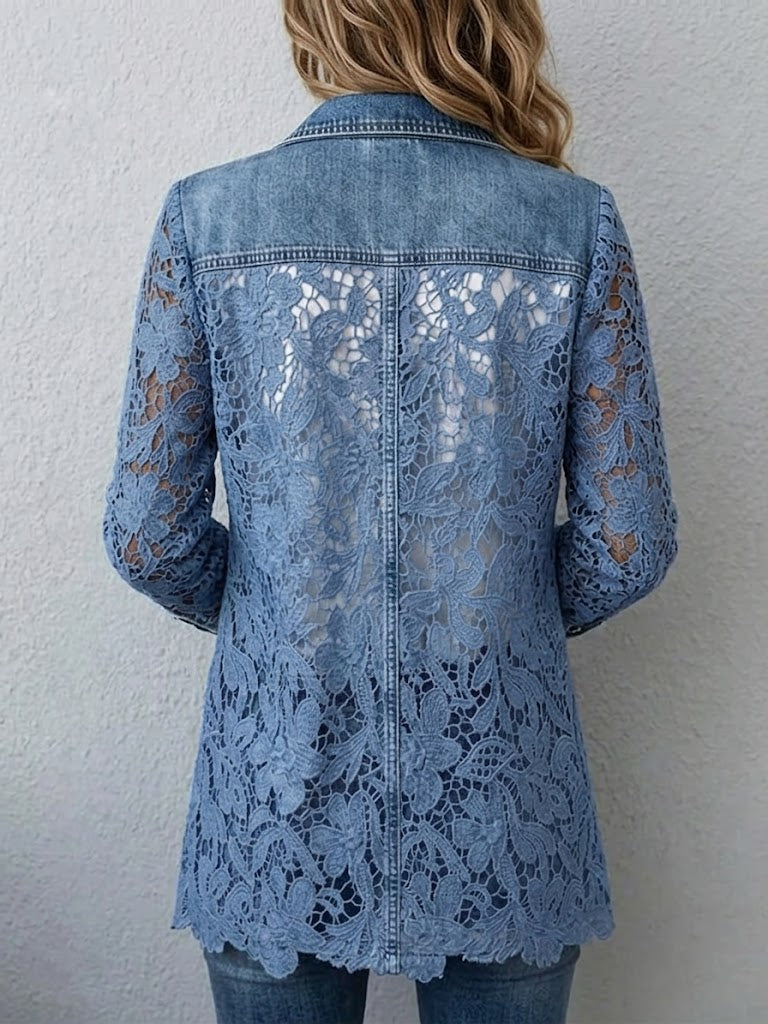 Alicia | Blazer en Dentelle Florale