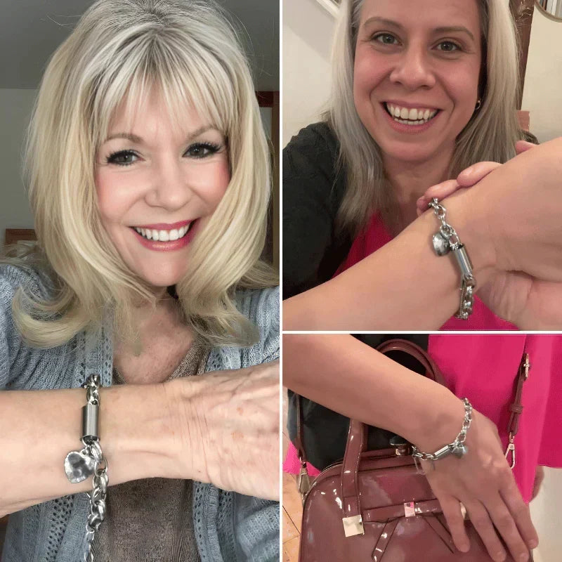 Guadalupe — Bracelet Pendentif Cœur Doré