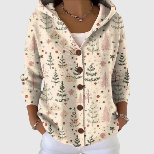 Margaux | Cardigan en Maille à Capuche