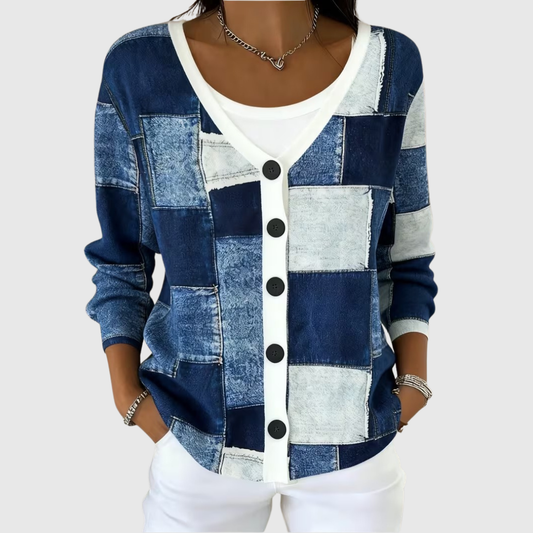Béatrice | Cardigan en Maille à Boutons