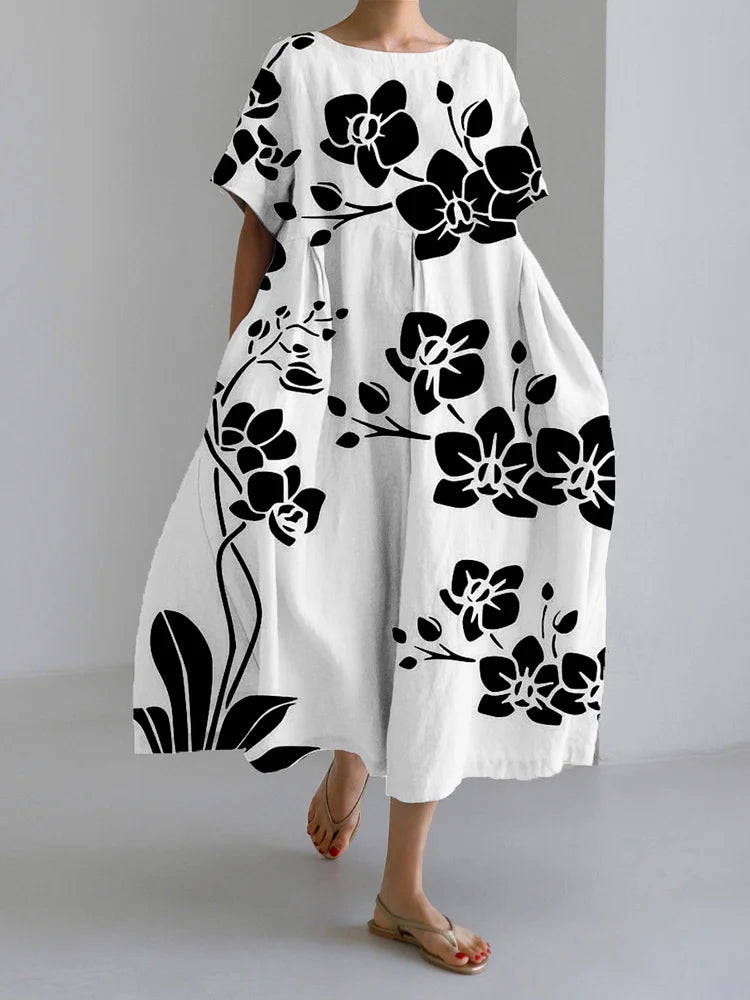 Robe d'Été Fleurie Mari