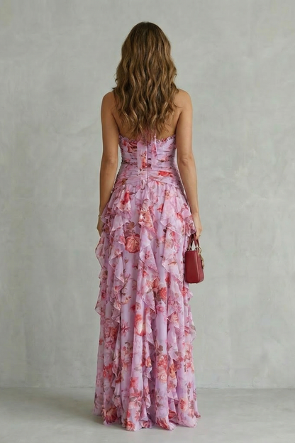 Robe Longue Élégante à Col Halter - Maison de Lune