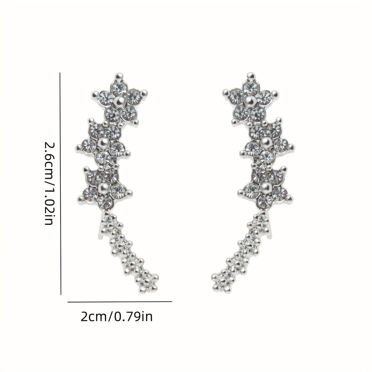 Gloria — Boucles d'Oreilles Florales Intemporelles