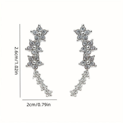 Gloria — Boucles d'Oreilles Florales Intemporelles
