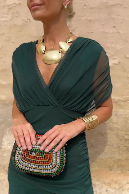 Robe Santana en Soie Élégante - Maison de Lune