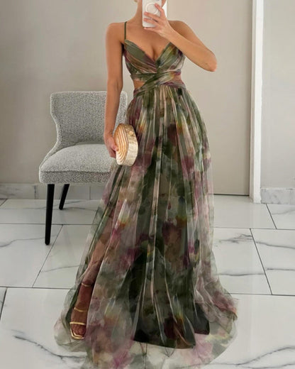 Robe Marbella en Soie Élégante – Maison de Lune