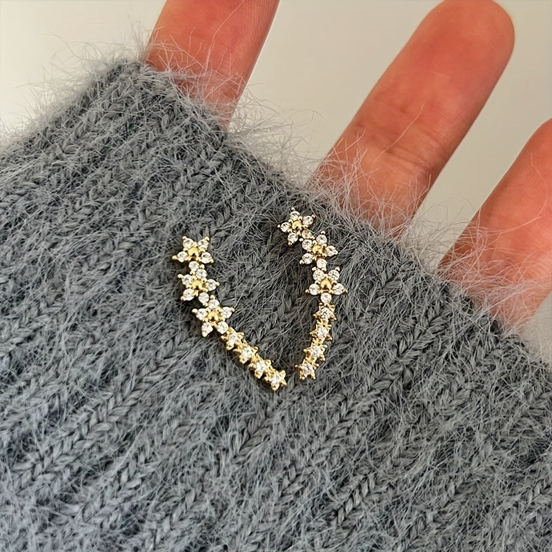 Gloria — Boucles d'Oreilles Florales Intemporelles
