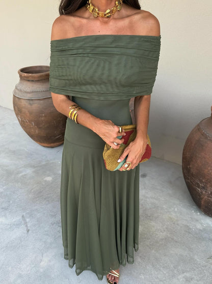 Robe Élégante Simba en Tulle de Soie - Maison de Lune