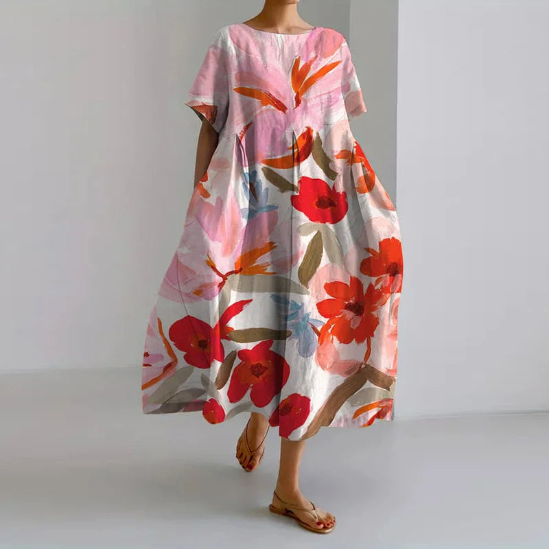 Robe d'Été Fleurie Rosanna
