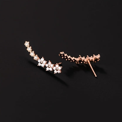 Gloria — Boucles d'Oreilles Florales Intemporelles