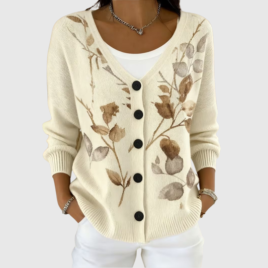 Patricia | Cardigan en Maille à Boutons