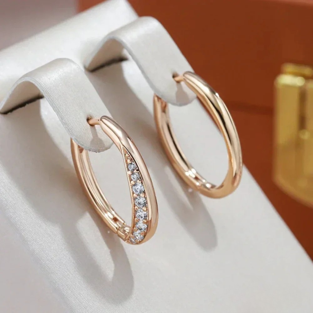 Milagros — Boucles d'Oreilles Dorées Chic