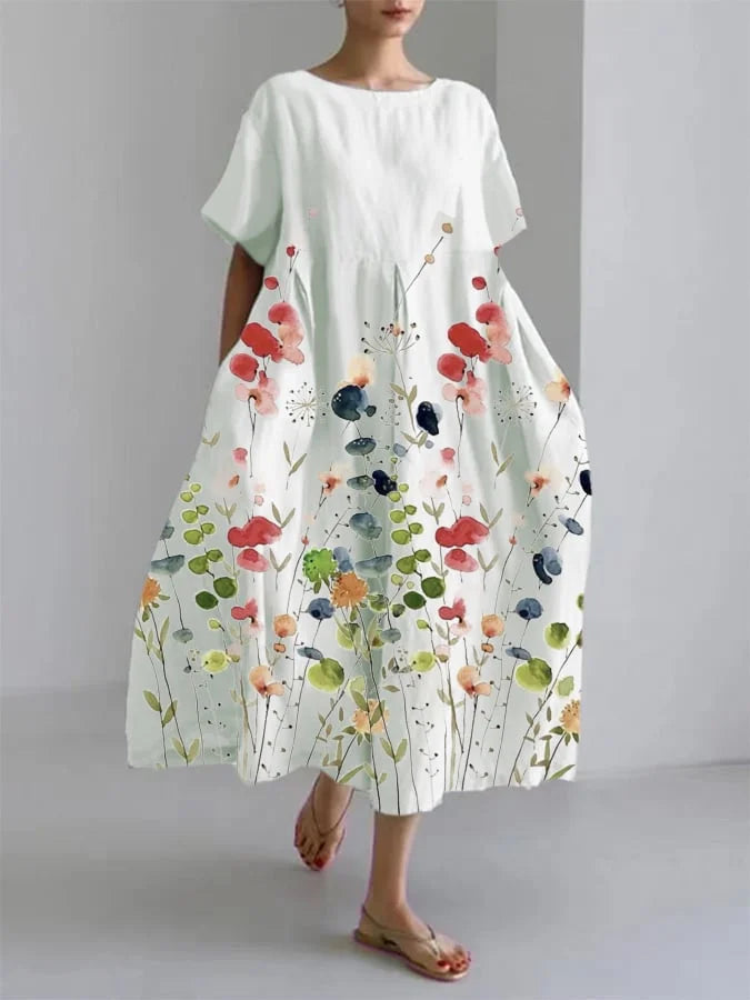 Robe d'Été Fleurie Flereti