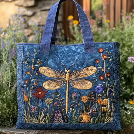 Sac Artisanal Matelassé | Libellule Dorée