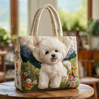 Sac Artisanal Matelassé | Chien Enchanté
