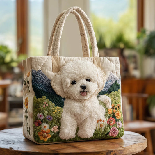 Sac Artisanal Matelassé | Chien Enchanté
