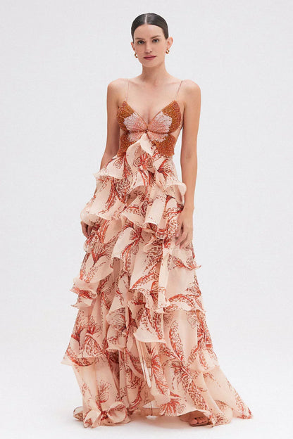 Robe Ibiza en Soie Élégante – Maison de Lune