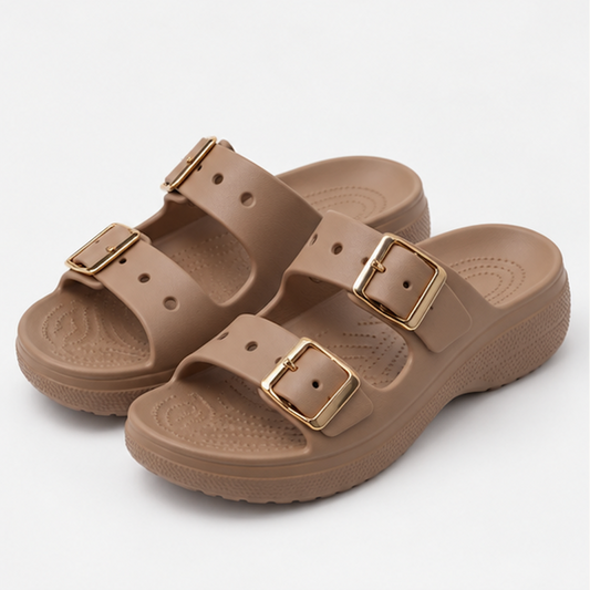 VALIRA™ ┃ Sandales à plateforme en EVA à double boucle
