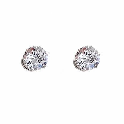 Casilda — Boucles d'Oreilles à Clip Or Blanc