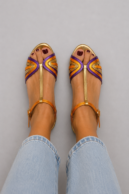 Viviana | Sandales Couleurs de la Méditerranée