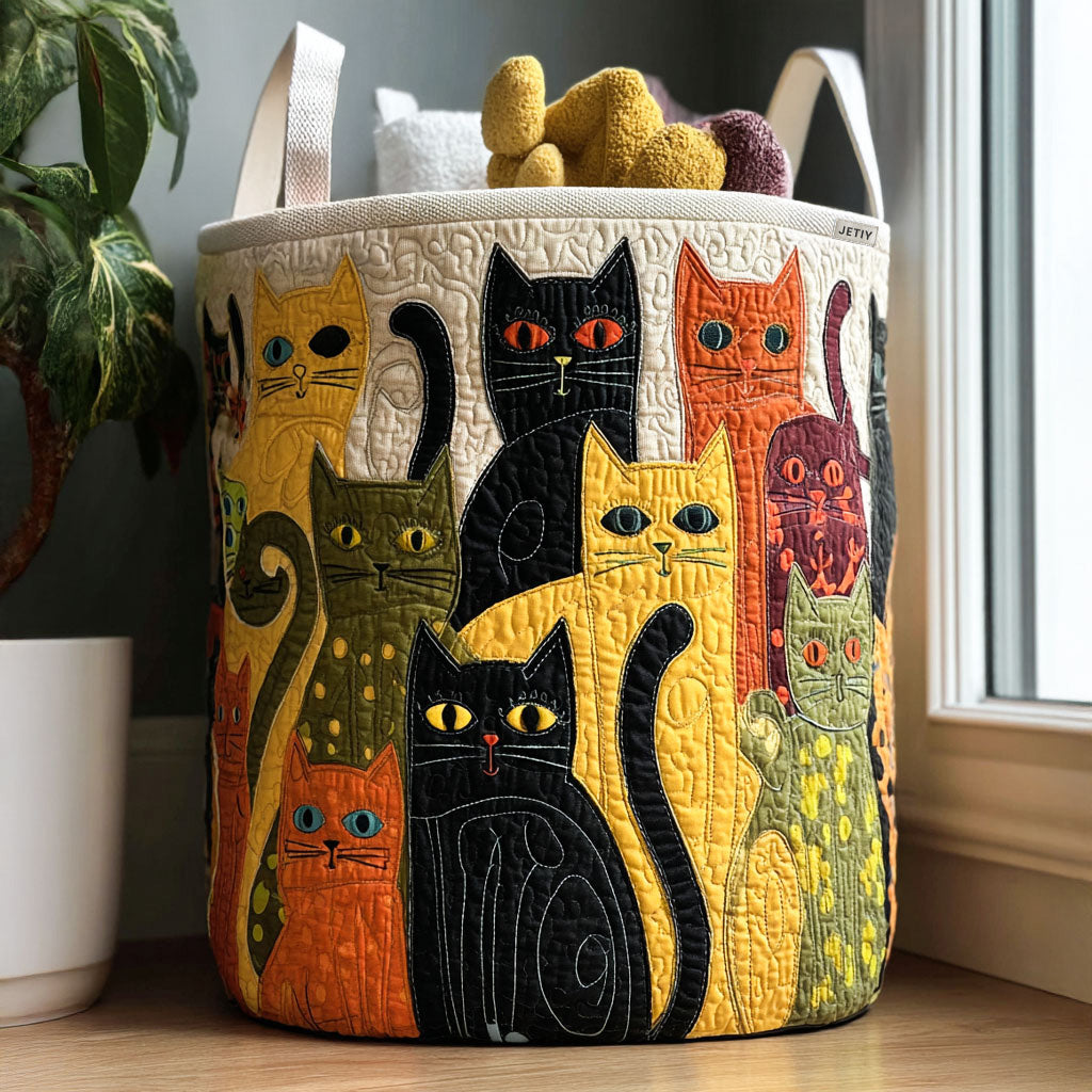 Panier Matelassé | Chatons Blottis