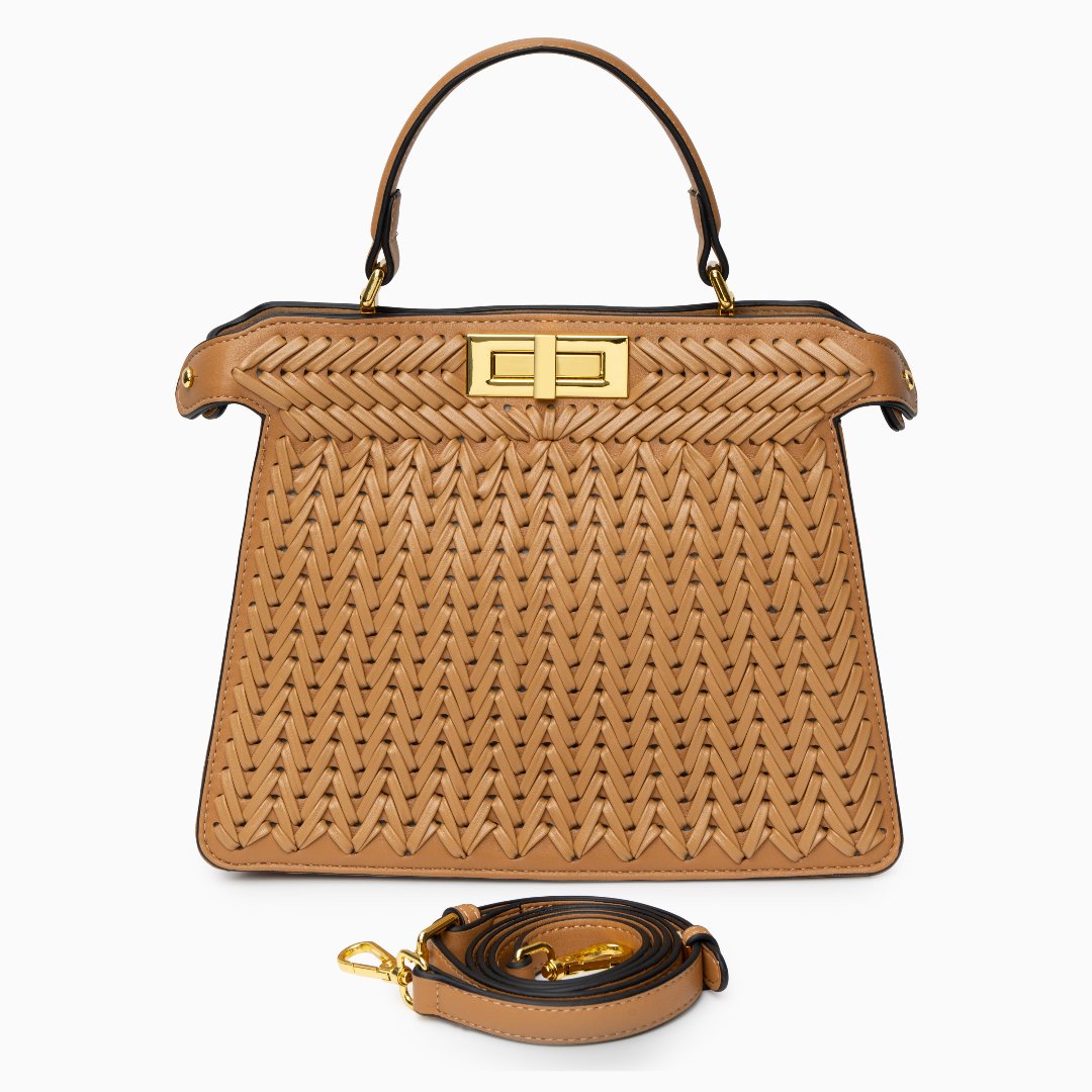 Séraphine™ | Sac structuré finition tressée