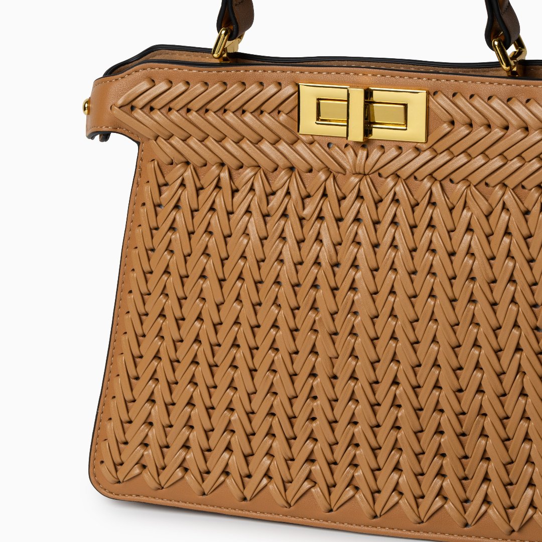 Séraphine™ | Sac structuré finition tressée