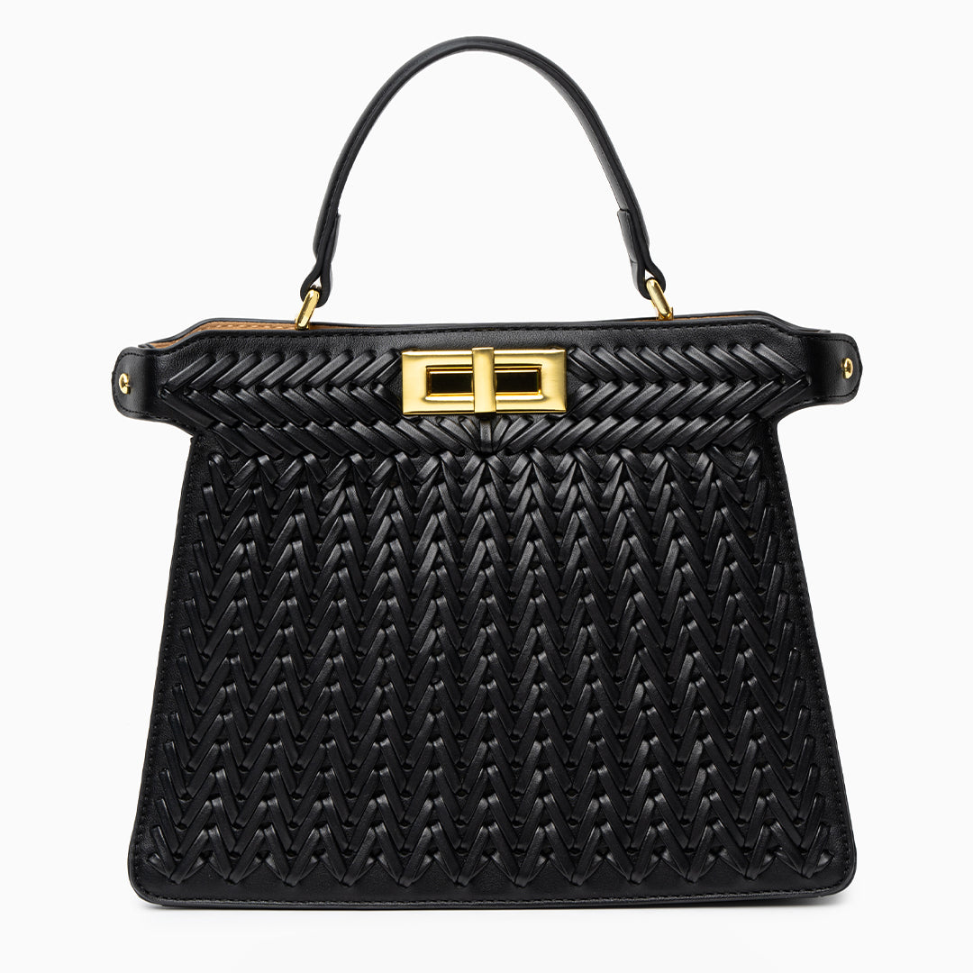 Séraphine™ | Sac structuré finition tressée