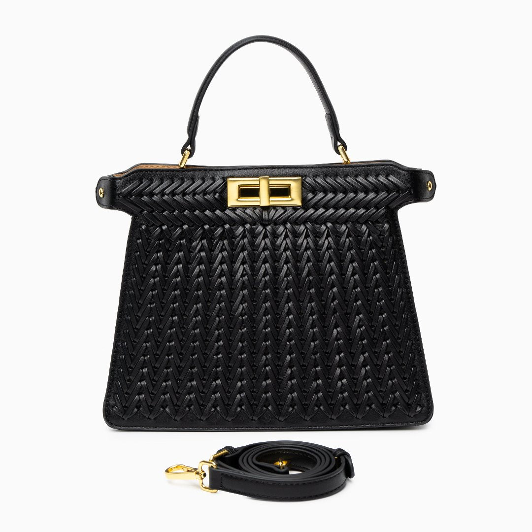 Séraphine™ | Sac structuré finition tressée