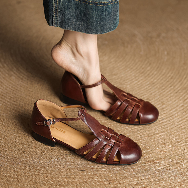Solene | Ballerines Orthopédiques en Cuir