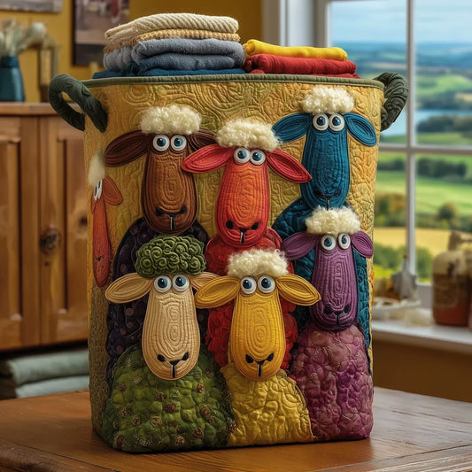 Panier Matelassé | Moutons parmi les Collines