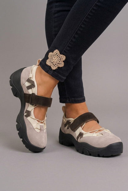 Chiara | Chaussures de Marche Confortables en Daim