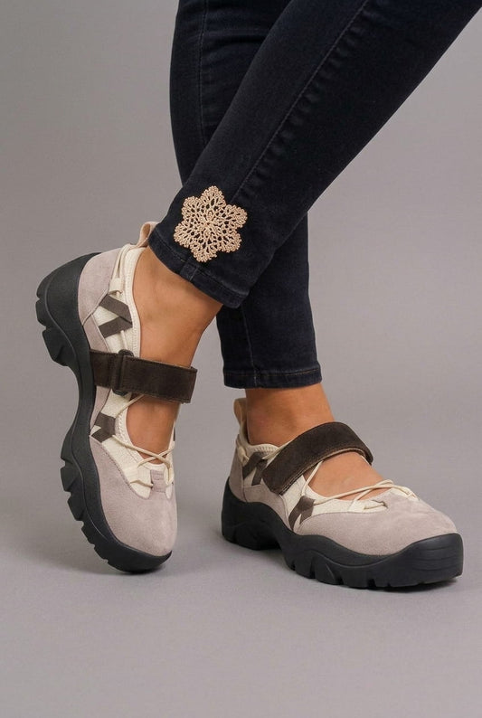 Chiara | Chaussures de Marche Confortables en Daim