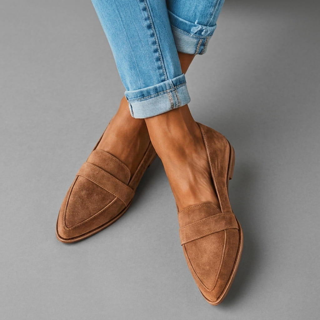Elena | Mocassins en Daim Doux