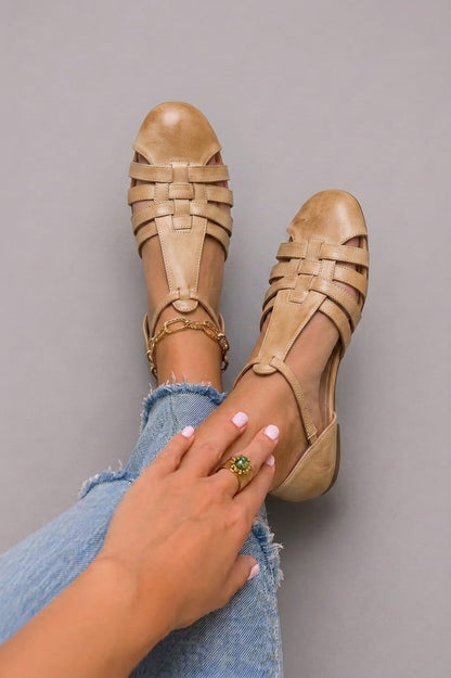 Solene | Ballerines Orthopédiques en Cuir