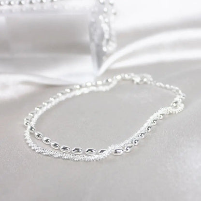 Amparo — Ensemble de Bracelets Argentés Zircone