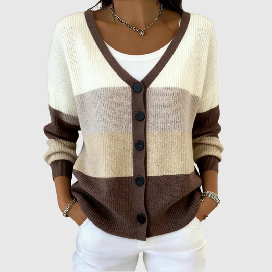 Félicie | Cardigan en Maille à Boutons