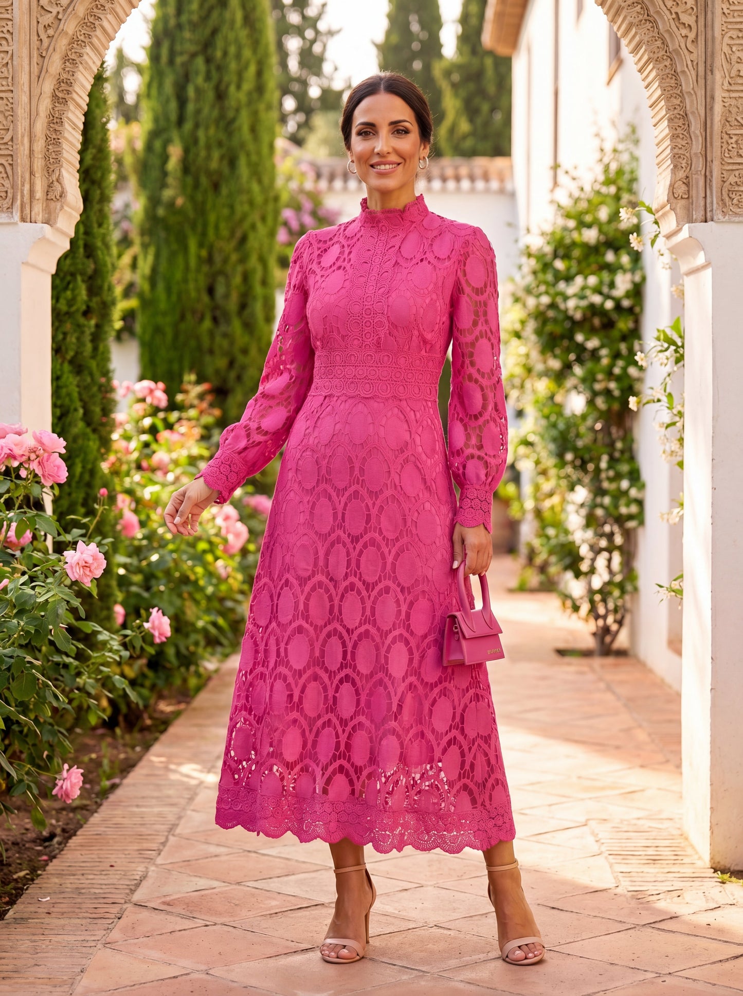 Robe Élégante Carmona en Soie – Maison Claire et Sylvie
