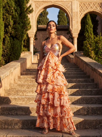 Robe Ibiza en Soie Élégante – Maison de Lune