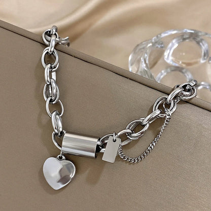 Guadalupe — Bracelet Pendentif Cœur Doré