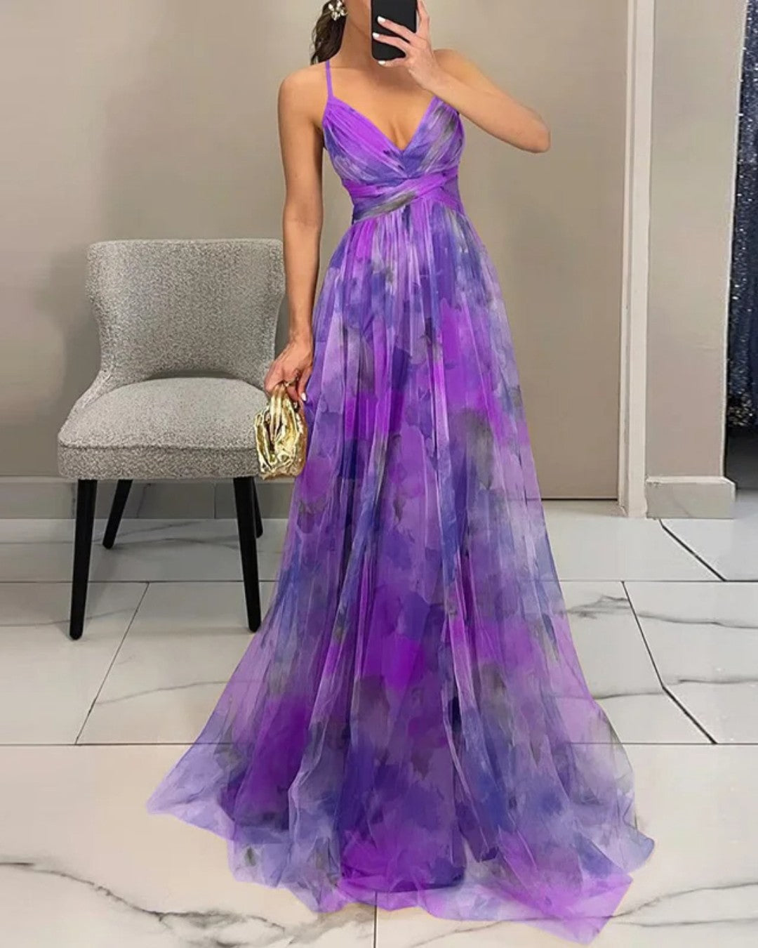 Robe Marbella en Soie Élégante – Maison de Lune