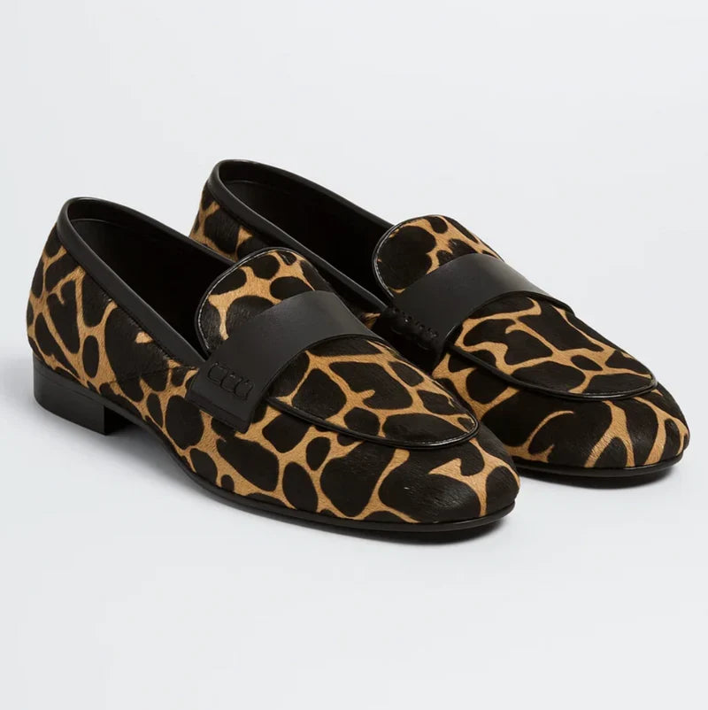 Sofia | Mocassins Léopard Élégants