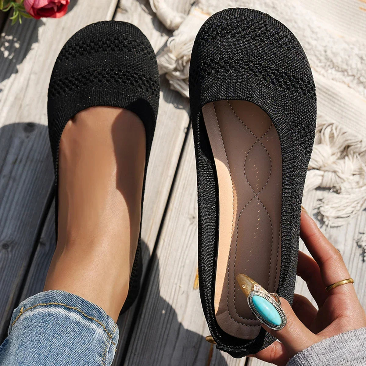 Clara | Sneakers Orthopédiques en Tissu