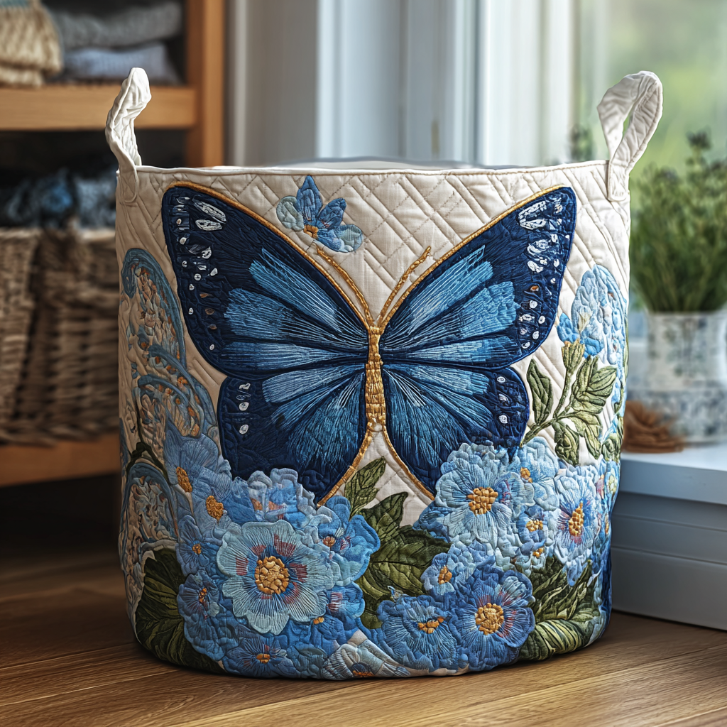 Panier Matelassé | Papillons en Vol