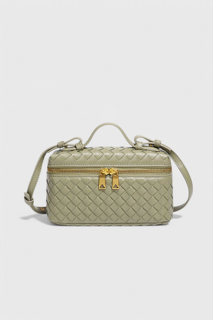 Milla™ | Mini sac tissé à accessoires dorés