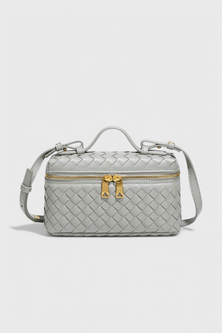 Milla™ | Mini sac tissé à accessoires dorés