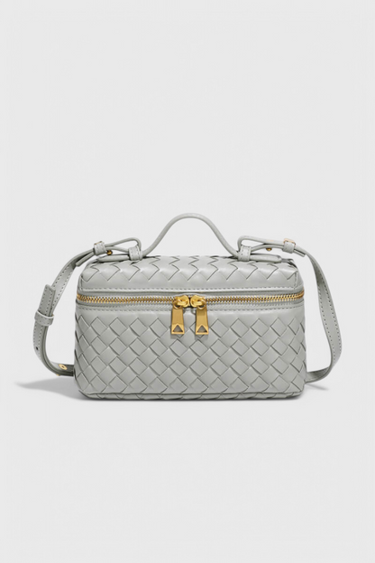 Milla™ | Mini sac tissé à accessoires dorés